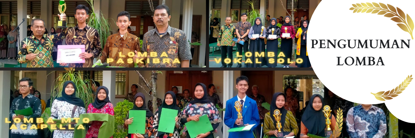 Pengumuman berita lomba HARISMA, Paskibra dan IRMA